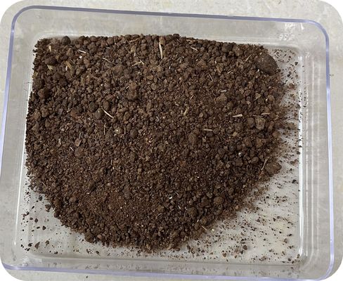 Bunuh Serangga Bubuk Kue Biji Teh Dengan Straw Brown Granule