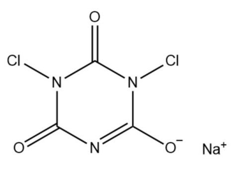 C3Cl2N3NaO3 Sodium Dichloroisocyanurate 60 Sdic Powder CAS NO.2893-78-9
