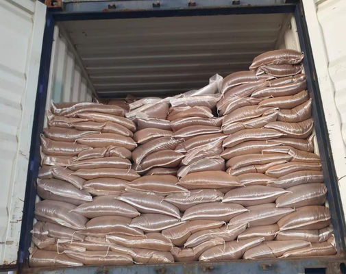 Penampilan Straw Brown Tea Seed Meal 25KGS Polybag untuk menghilangkan karat